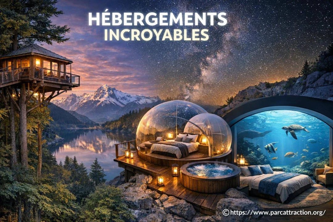 Hébergements incroyables : hôtels insolites et nuits à vivre une fois dans sa vie