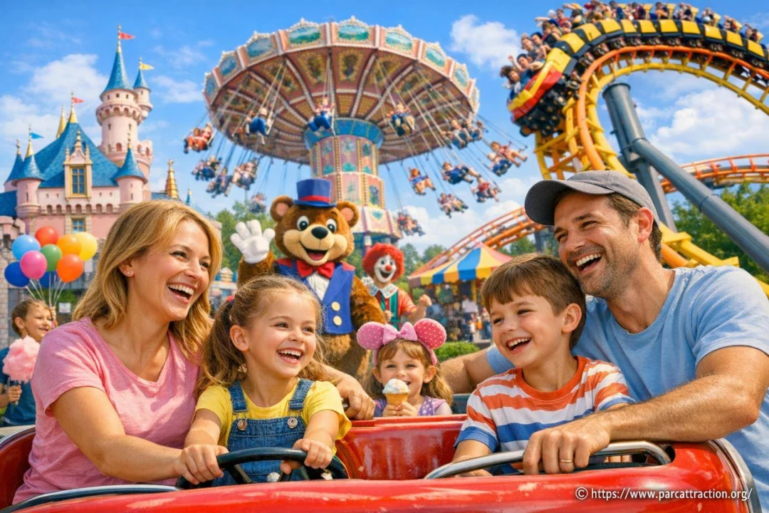 Parc d'attractions pour toute la famille