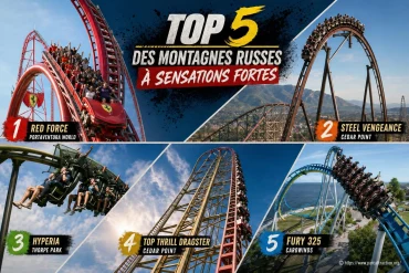 Top 5 des montagnes russes à sensations fortes à ne pas manquer