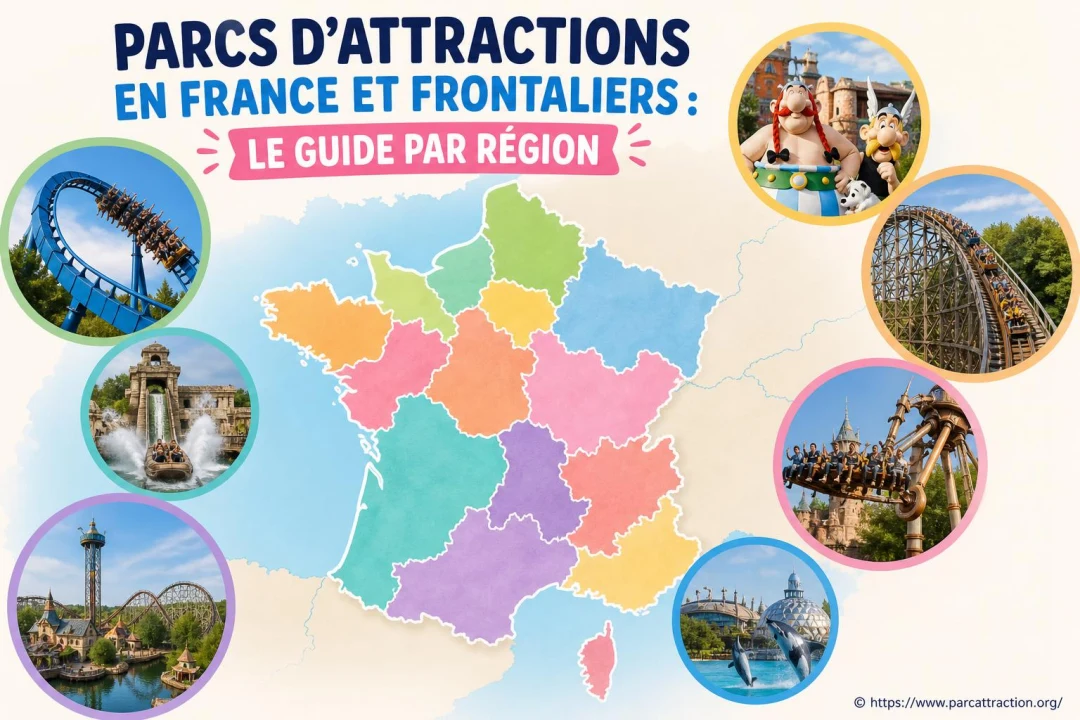 Parcs d’attractions en France et frontaliers : le guide par région