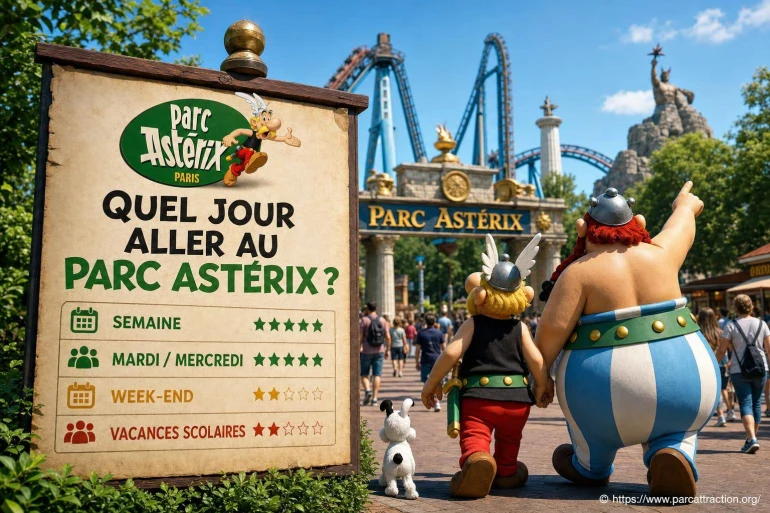 Quel jour aller au Parc Astérix pour profiter au maximum ?