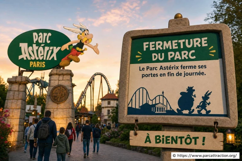 Quand est-ce que le Parc Astérix ferme ?