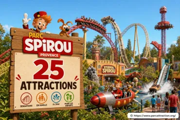 Nombre d'attractions au Parc Spirou Provence : que découvrir ?
